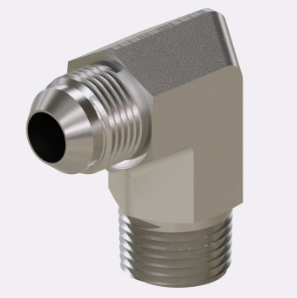 2501-10-06, MJ-MP90, JIC to Pipe Elbow 90°